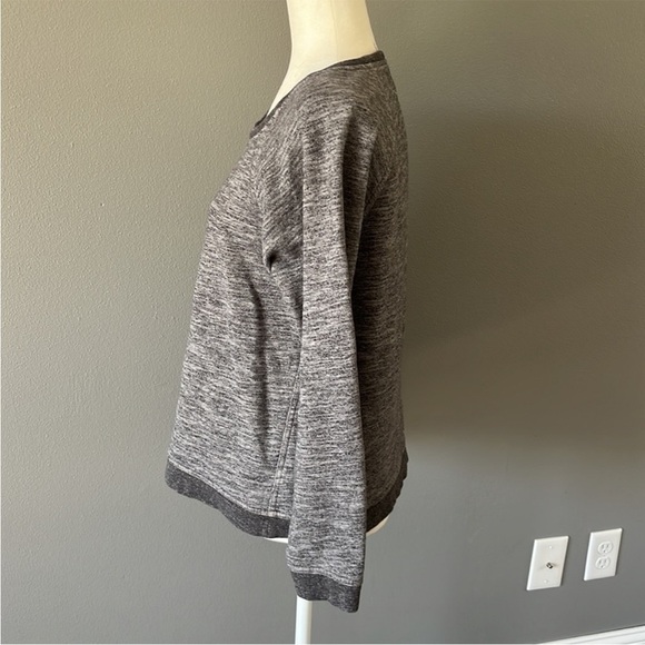 Everlane The Crew Sweatshirt Marled Gray - Picture 5 of 11